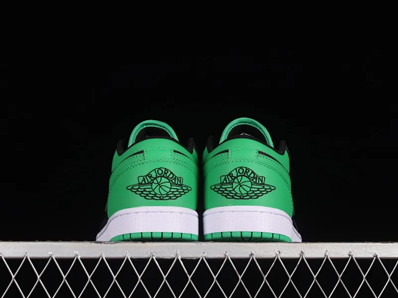 All categories Air Jordan Jordan series basketball shoes Air Jordan 1 Low Z version Air Jordan 1 Low "Lucky Green" AJ1 Joe 1 black and green low-top basketball shoes 553558-065